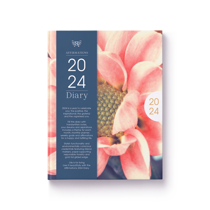 Affirmations 2024 Diary - Pink