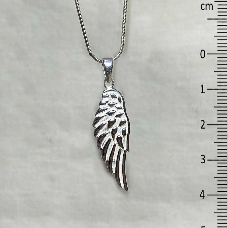 Sterling Silver Angel Wing Pendant