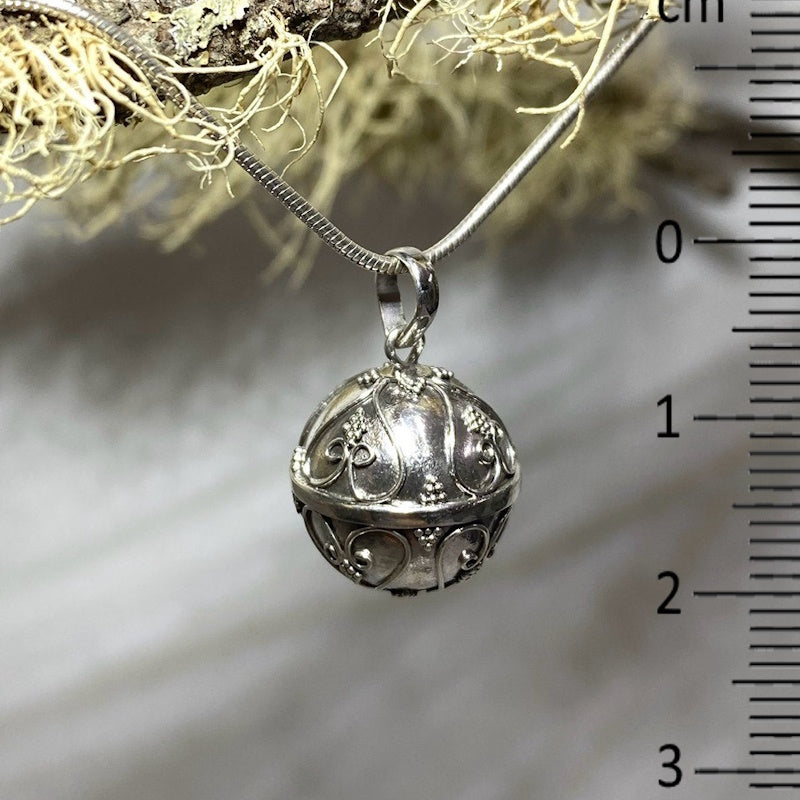 Small 'Happiness' Harmony Ball Pendant