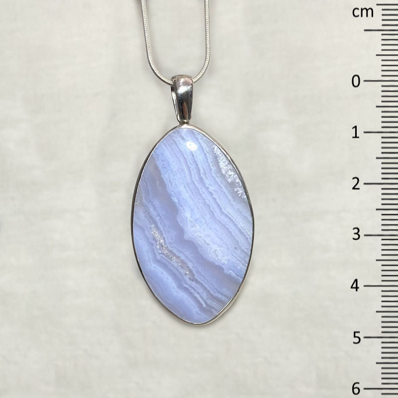 Marquese Blue Lace Agate Pendant