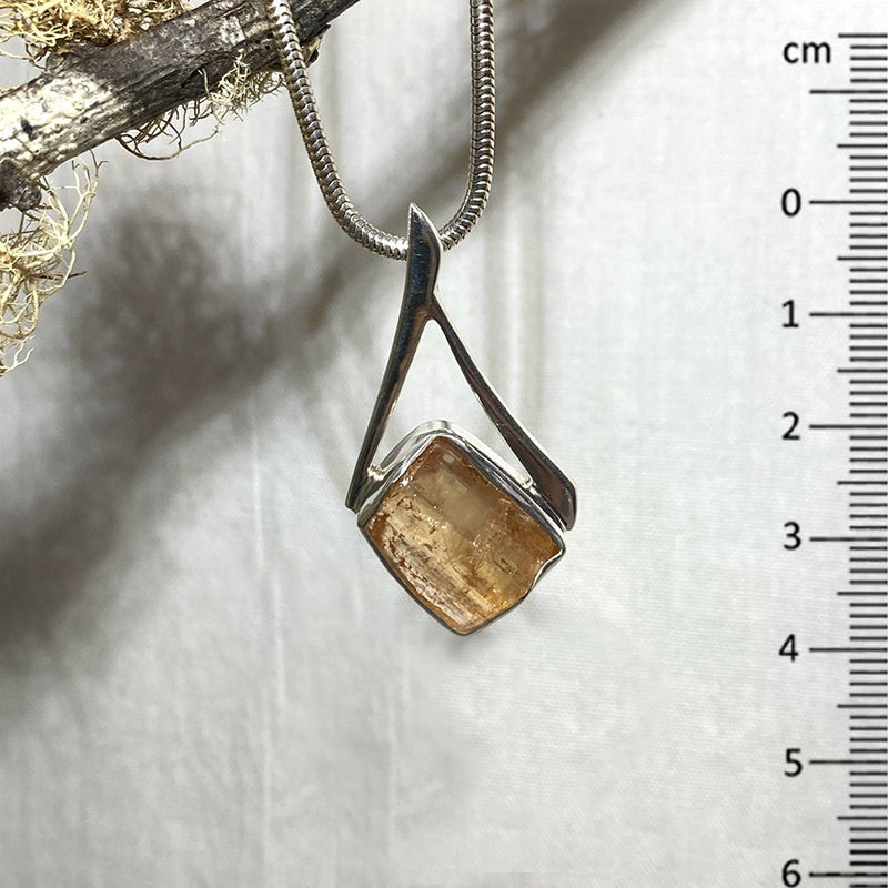 Natural Imperial Topaz Pendant