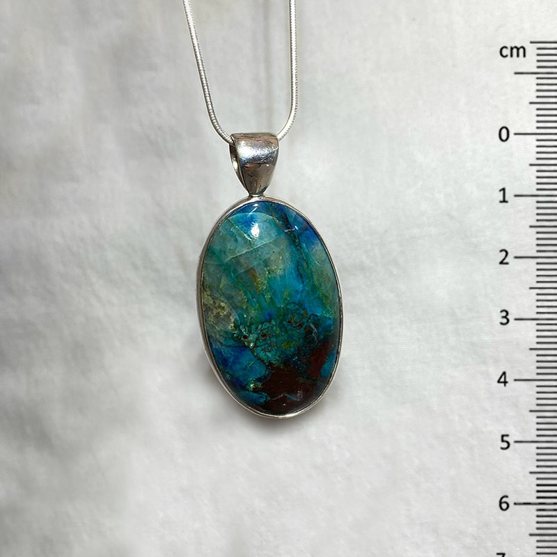 Oval Chrysocolla Pendant