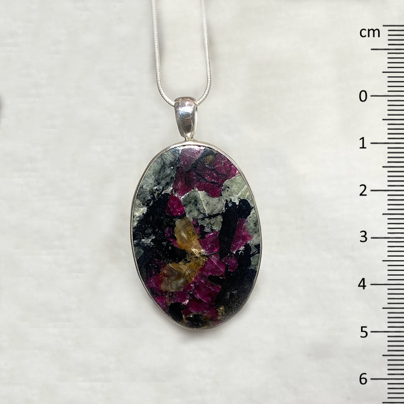 Oval Eudialyte Pendant