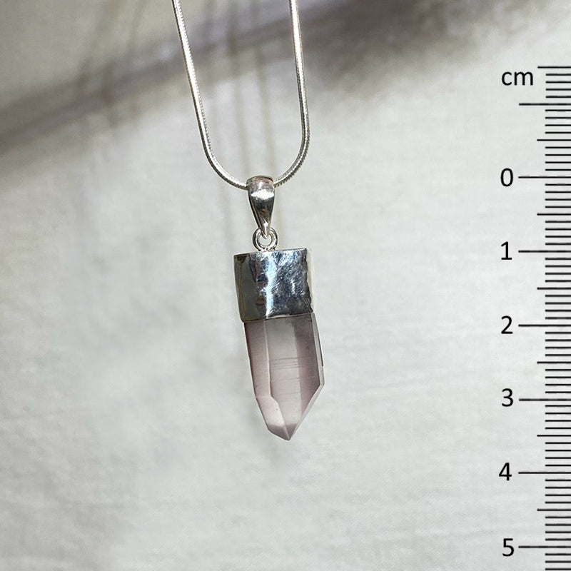 Natural Lithium Quartz Pendant