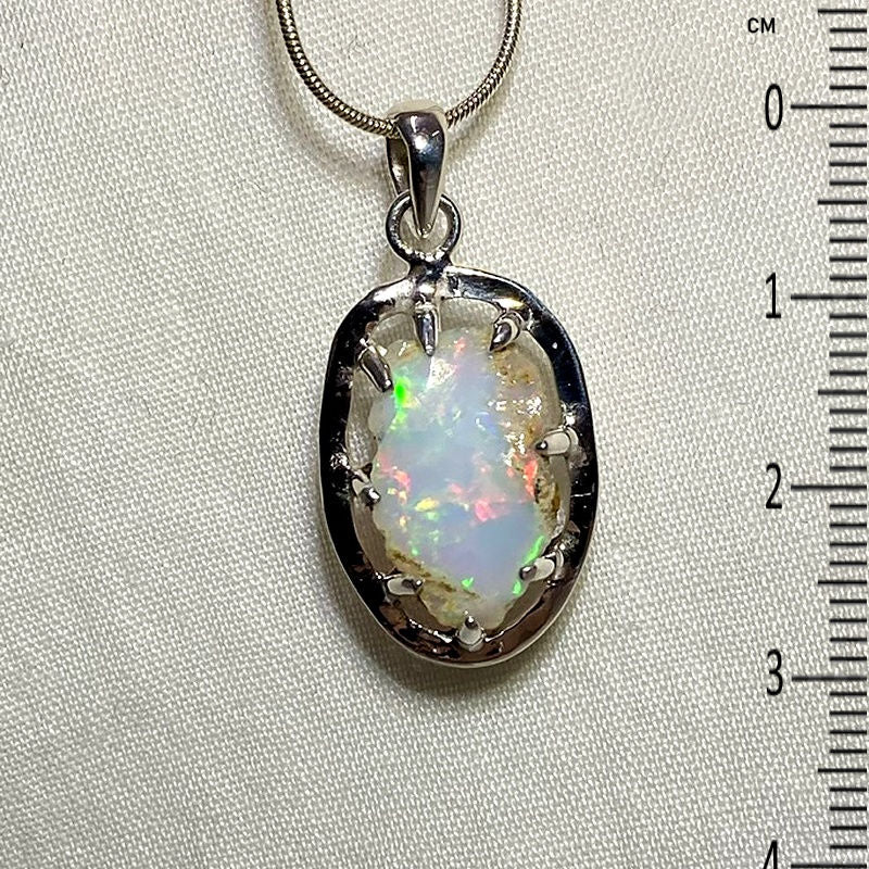 Freeform Ethiopian Opal Pendant