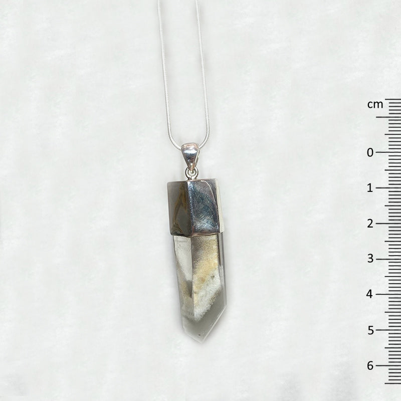 Natural Phantom Quartz Pendant