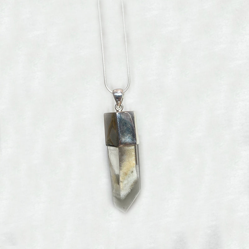 Natural Phantom Quartz Pendant