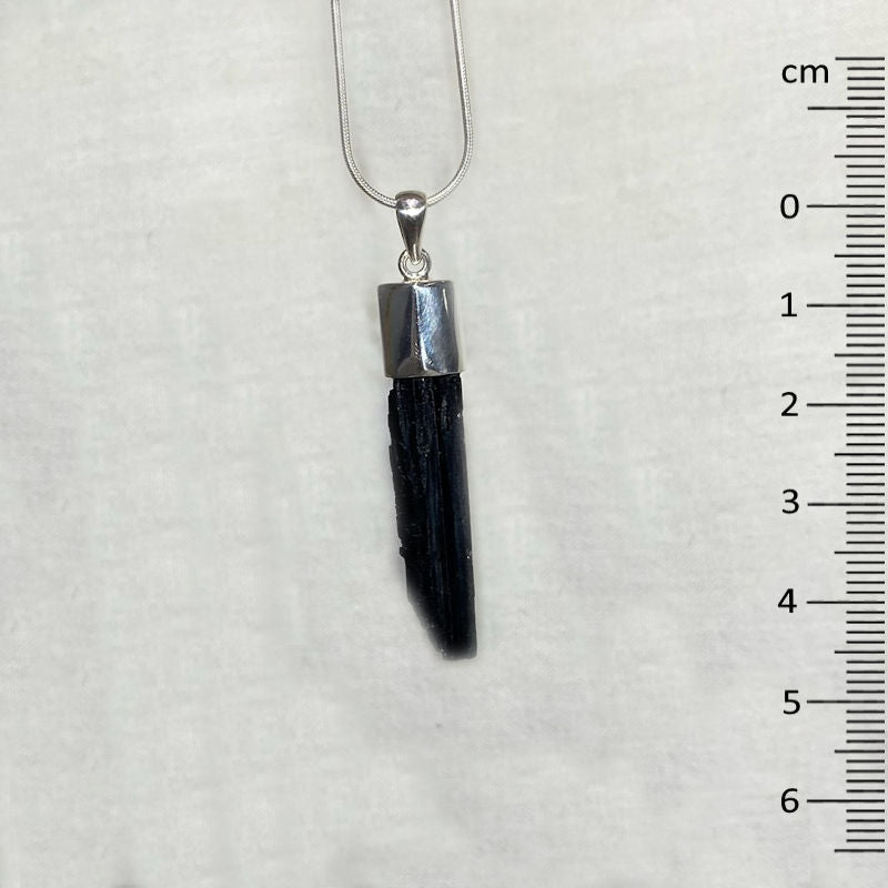 Natural Black Tourmaline Pendant