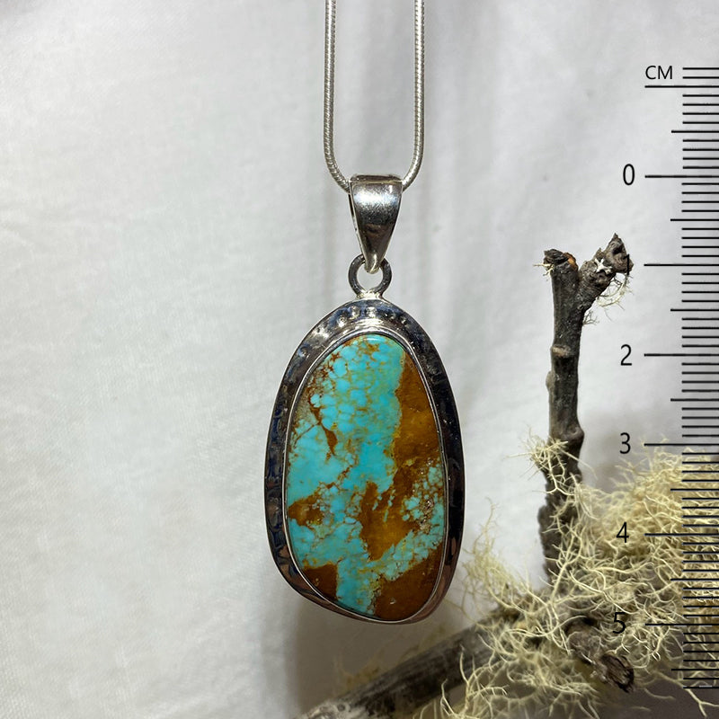 Freeform Turquoise Pendant