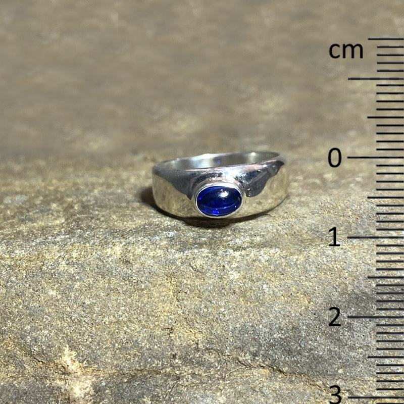 Oval Blue Kyanite Ring- Size 7