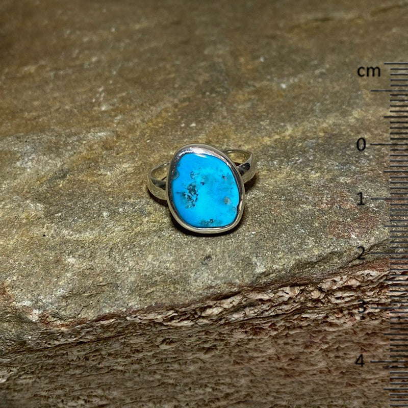 Freeform Turquoise Ring- Size 7.5