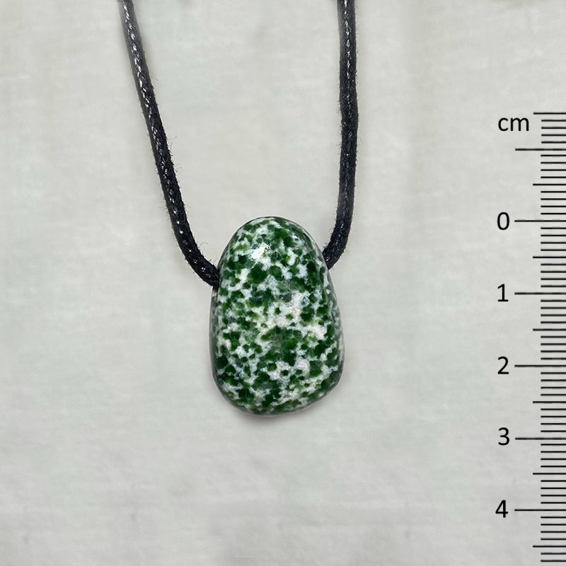 Adjustable Corded Tumbled Nan King Jade Necklace