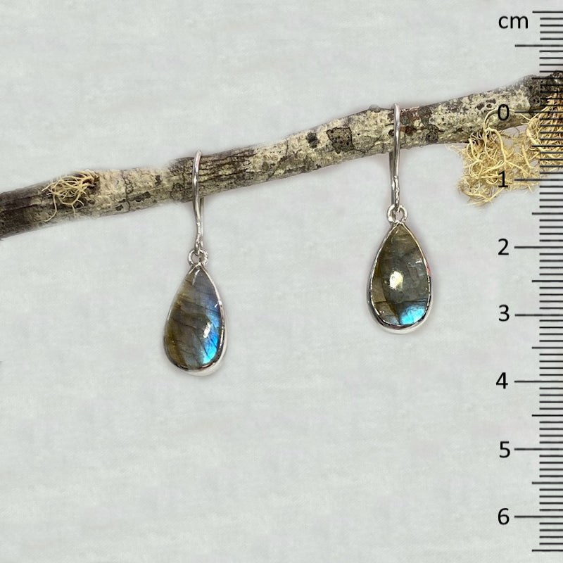 Teardrop Labradorite Earrings