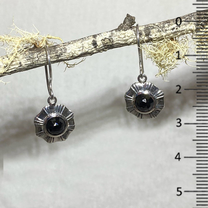 Black Spinel Earrings