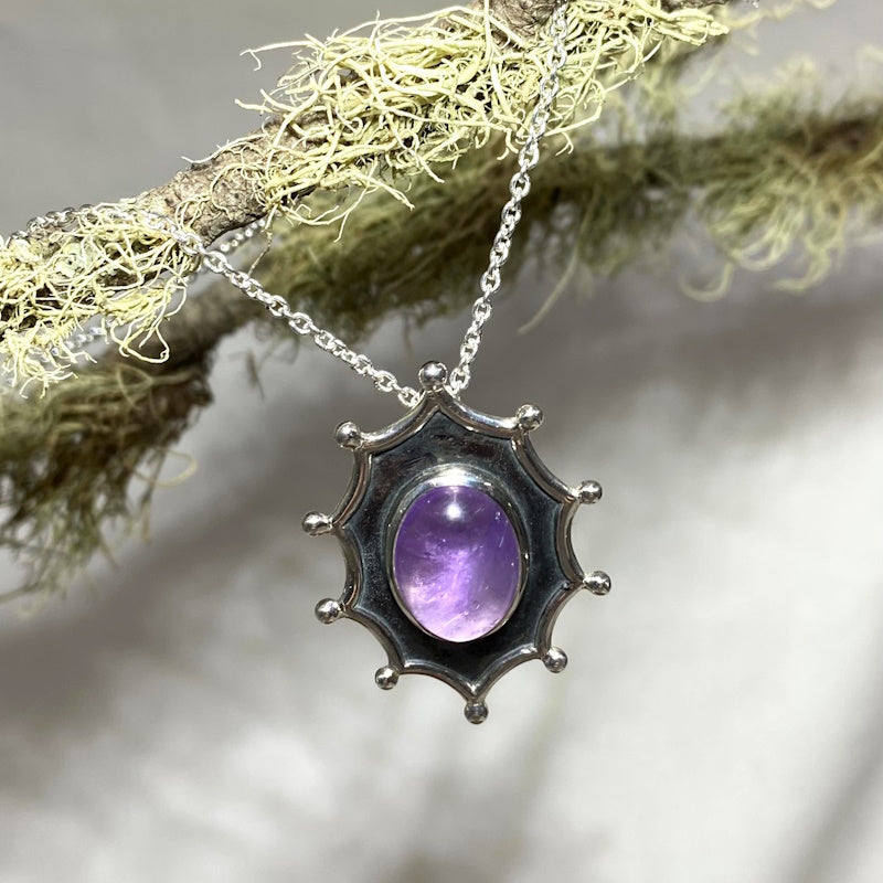 Framed Amethyst Pendant