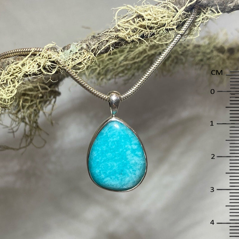 Teardrop Amazonite Pendant