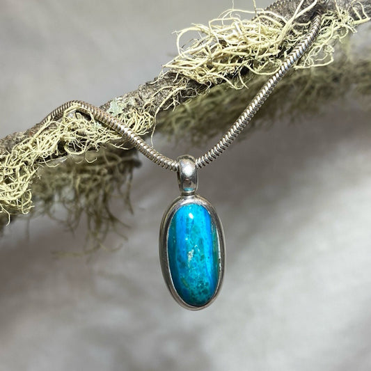 Oval Andean Opal Pendant