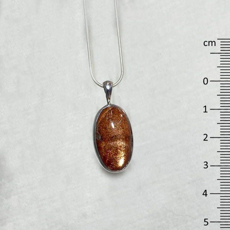 Oval Sunstone Pendant