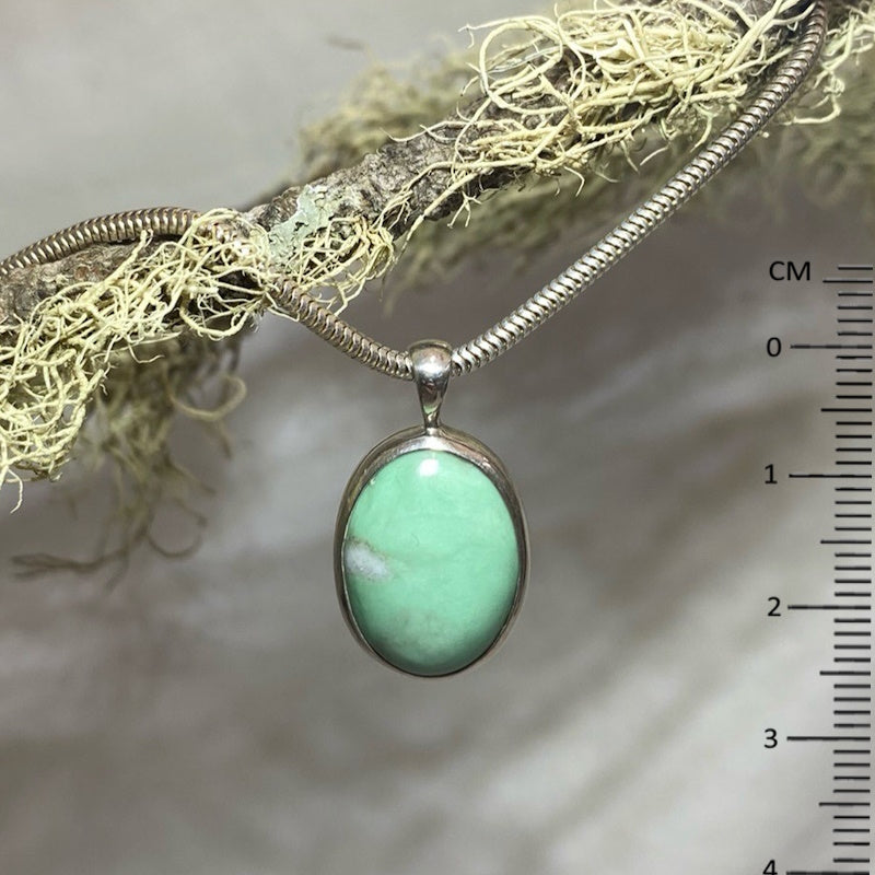 Oval Variscite Pendant