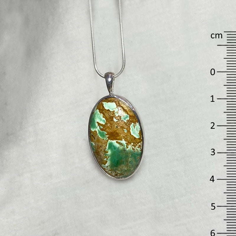 Oval Variscite Pendant