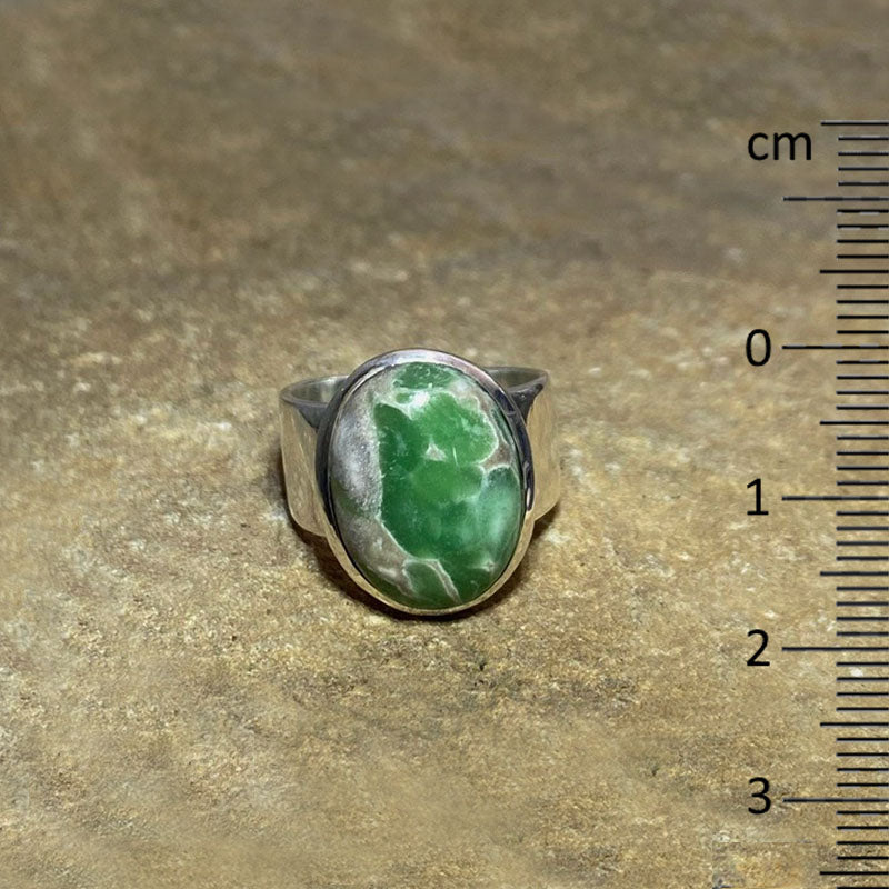 Oval Variscite Ring- Size 7.5