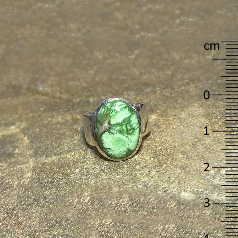 Oval Variscite Ring- Size 7.5