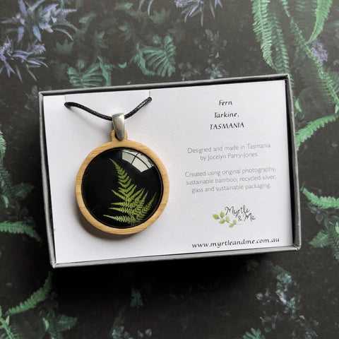Myrtle & Me Fern Green - Pendant (Medium)