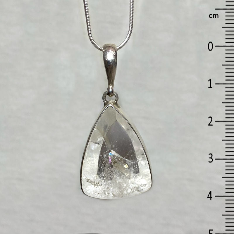 Triangle Manifestation Quartz Pendant