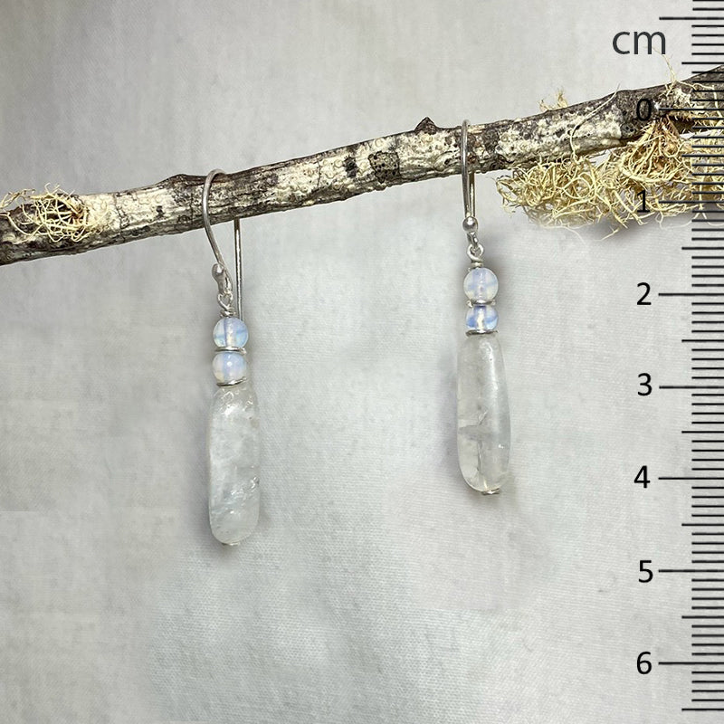 Rainbow Moonstone Earrings