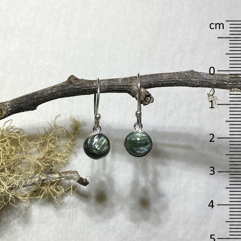 Round Seraphinite Earrings