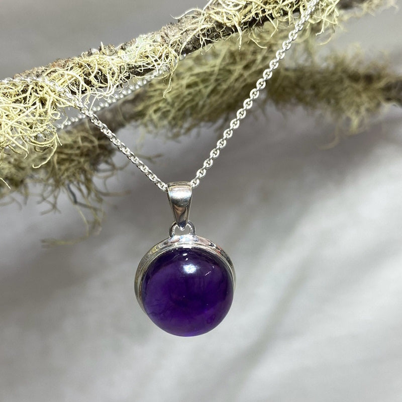 Real 2024 amethyst pendant