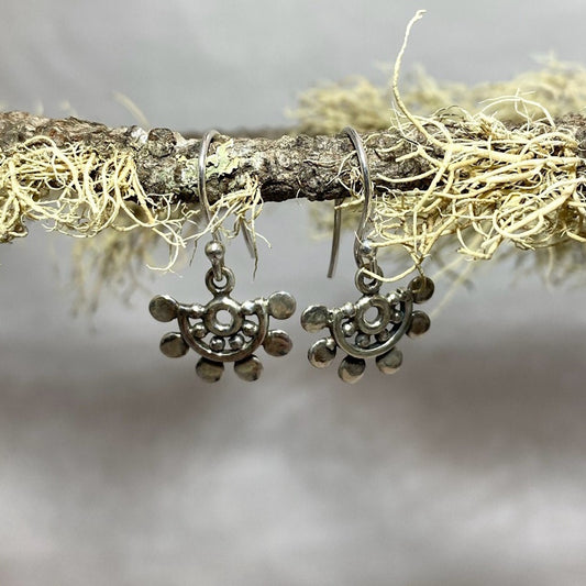 Ornate Sterling Silver Earrings