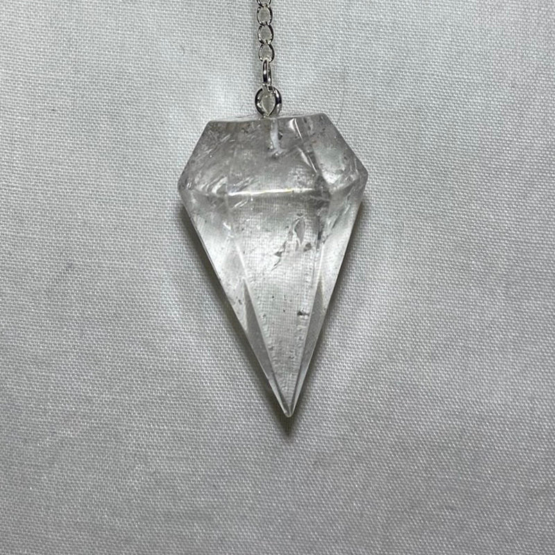Clear Quartz Pendulum