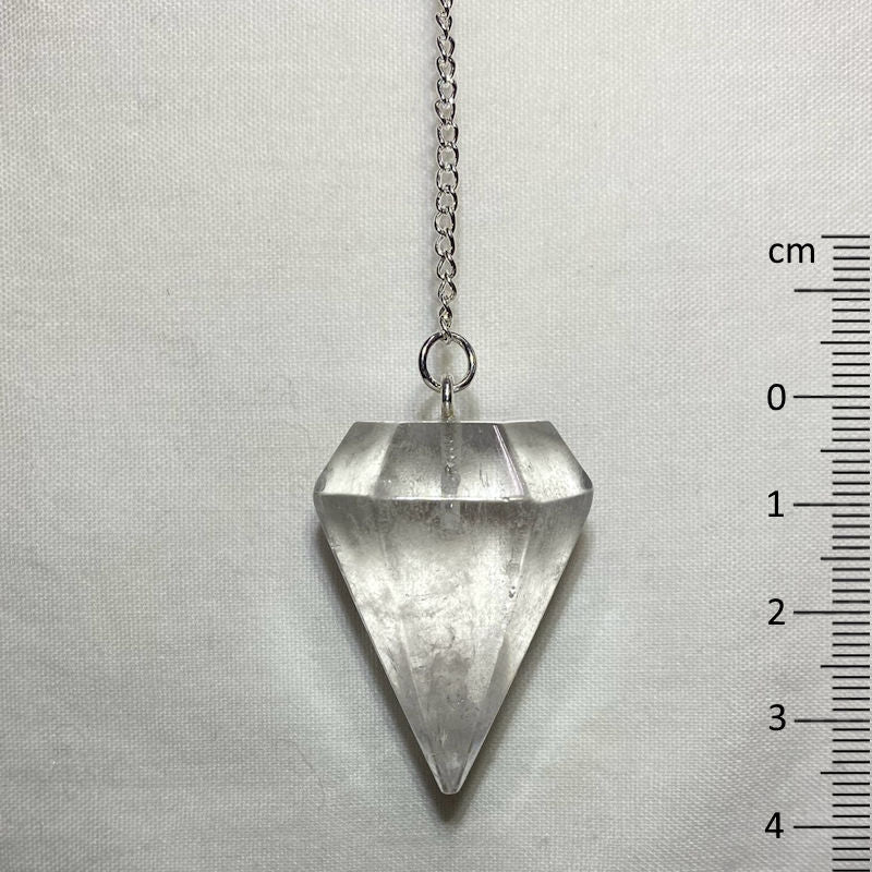 Clear Quartz Pendulum
