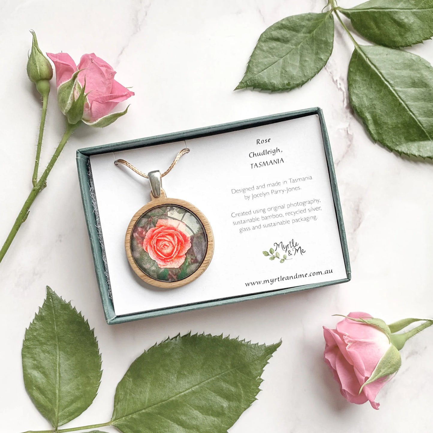 Myrtle & Me Rose - Pendant (Medium)