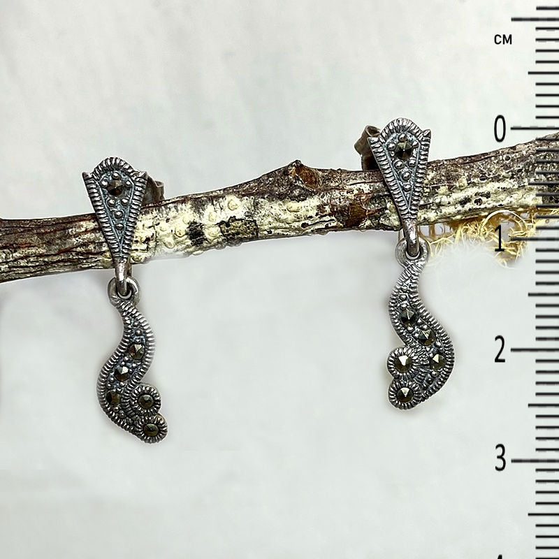 Marcasite Stud Earrings