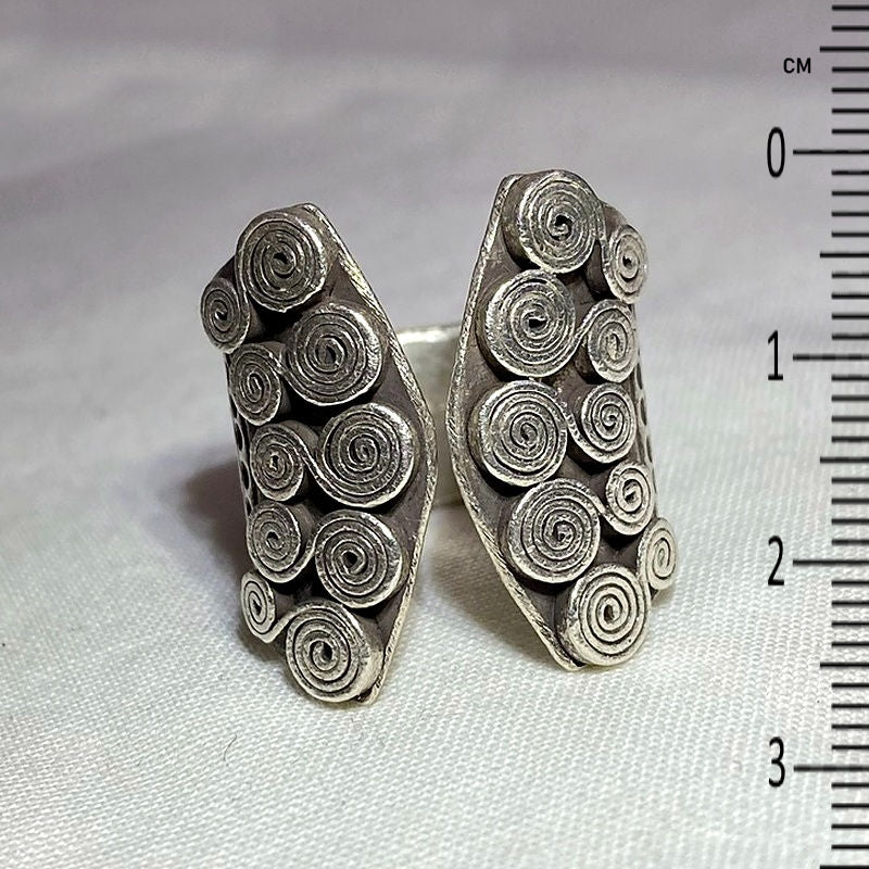 Hilltribe Silver Ring- Size 9