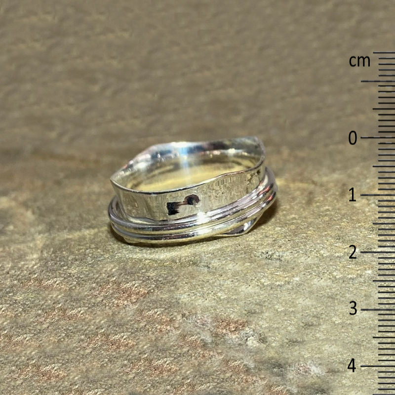 Sterling Silver Spinner Ring- Size 11