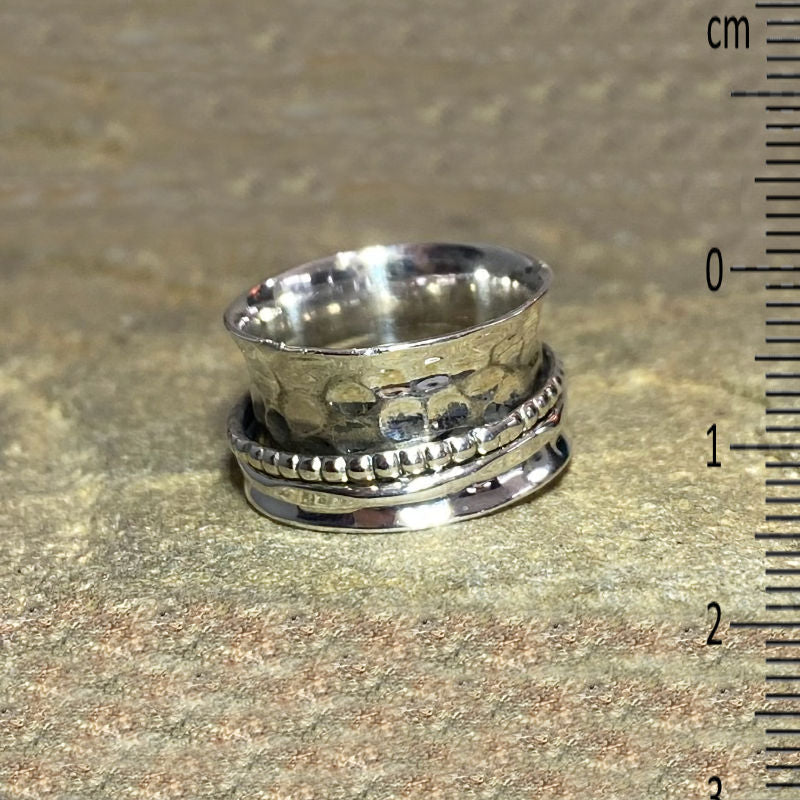 Sterling Silver Spinner Ring- Size 7
