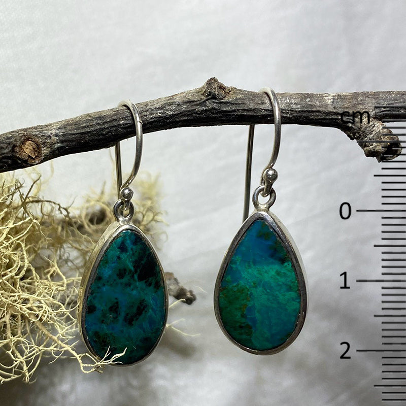Chrysocolla Drop Earrings