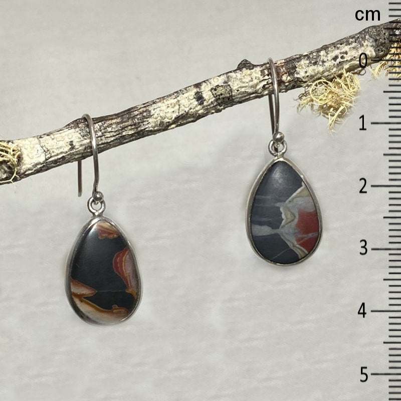 Teardrop Mookaite Jasper Earrings