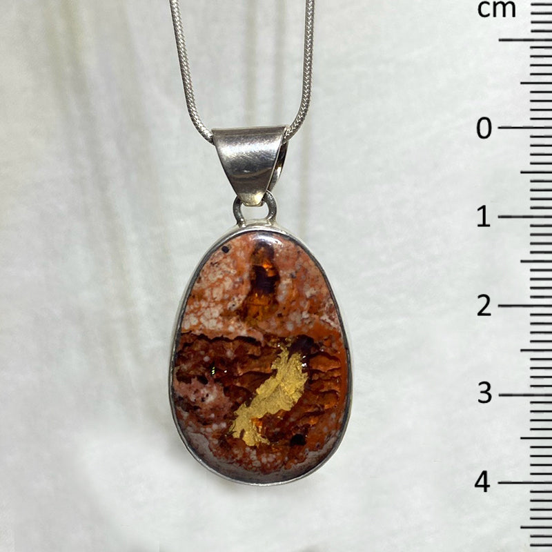 Mexican Fire Opal Pendant