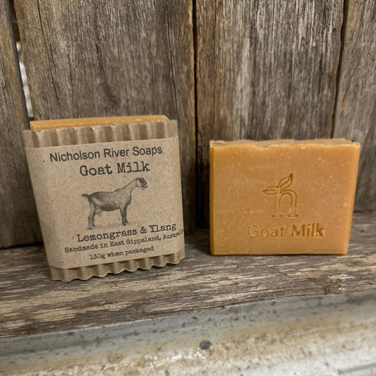 Nicholson River Goat Milk Lemongrass & Ylang Soap