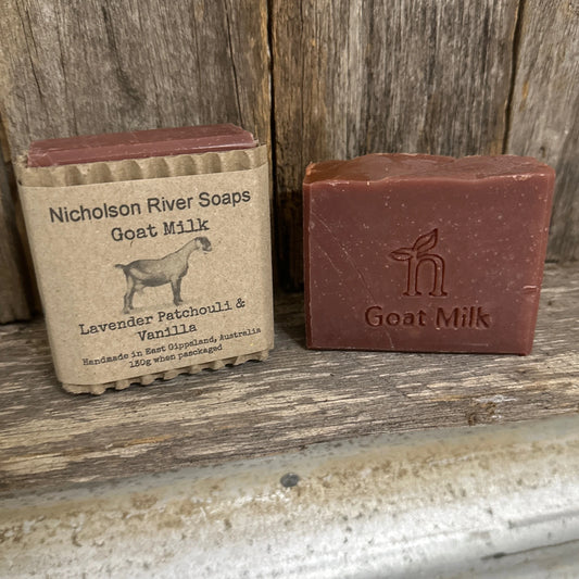 Nicholson River Goat Milk Lavender Patchouli & Vanilla Soap
