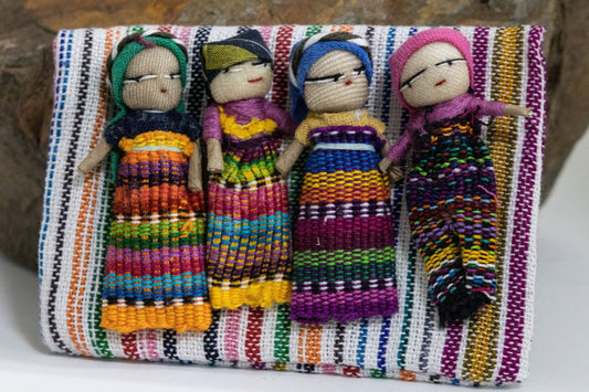 Guatemalan Worry Dolls - 4 Pack