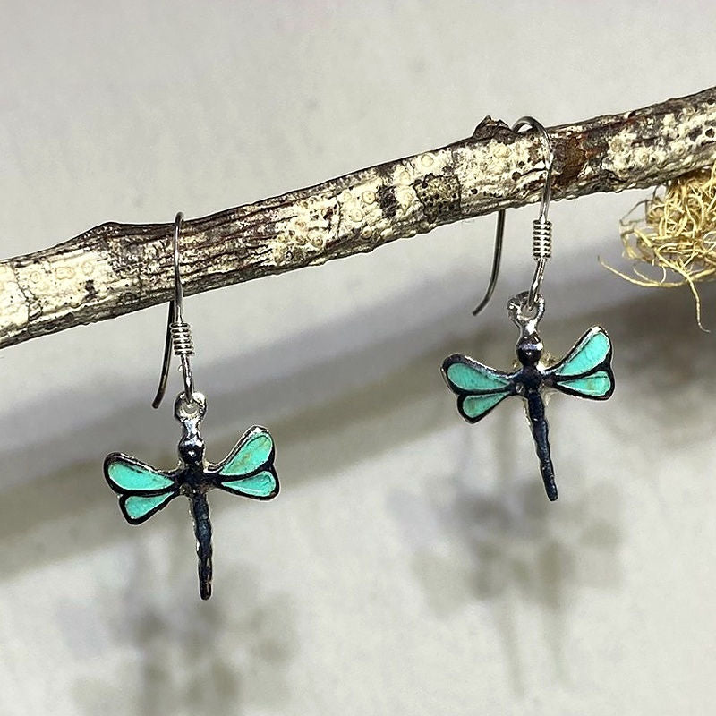 Turquoise Dragonfly Earrings