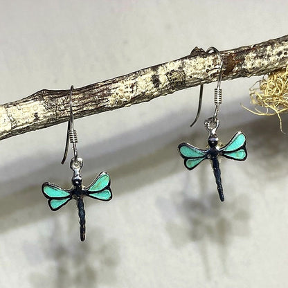 Turquoise Dragonfly Earrings