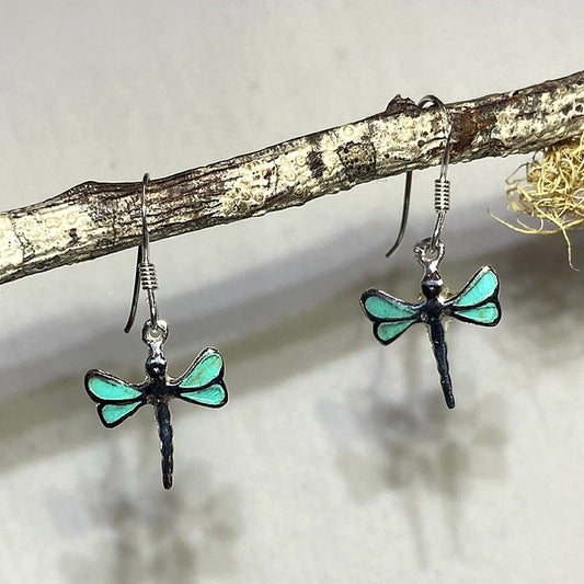 Turquoise Dragonfly Earrings