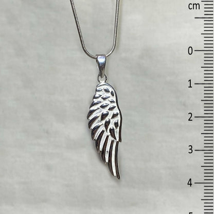 Sterling Silver Angel Wing Pendant