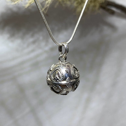 Small 'Hearts' Harmony Ball Pendant